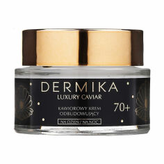 Акція на Відновлювальний крем для обличчя Dermika Luxury Caviar Cream 70+ проти зморщок, 50 мл від Eva