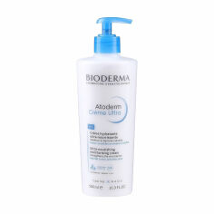 Акція на Живильний крем для тіла Bioderma Atoderm Ultra-Nourishing Cream для нормальної та сухої чутливої шкіри, 500 мл від Eva