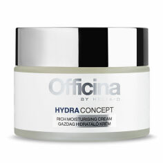 Акція на Інтенсивний, зволожувальний крем для обличчя Helia-D Officina Hydra Concept Rich Moisturising Cream, 50 мл від Eva