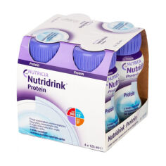 Акція на Харчовий продукт ентеральне харчування Nutricia Nutridrink Protein з нейтральним смаком, від 6 років, 4*125 мл від Eva