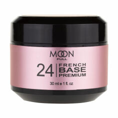 Акція на База-френч для гель-лаку Moon Full Base French Premium 24 Бежево-рожевий, 30 мл від Eva