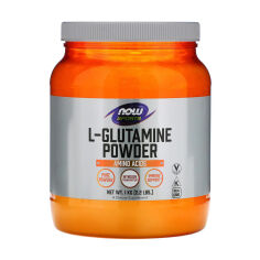 Акция на Дієтична добавка амінокислота в порошку NOW foods L-Glutamine Powder L-Глютамін, 1 кг от Eva