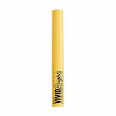 Акция на Матовий рідкий лайнер для контурів повік NYX Professional Makeup Vivid Brights Liquid Liner, 03 Had Me At Yellow, 2 мл от Eva