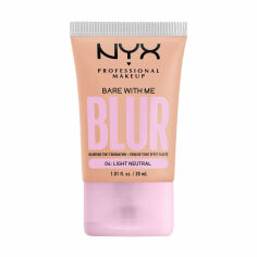 Акция на Тональна основа-тінт для обличчя NYX Professional Makeup Bare With Me Blur Tint Foundation з блюр-ефектом, 04 Light Neutral, 30 мл от Eva