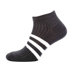 Акція на Шкарпетки чоловічі Modna Zona RT1311-126-3 короткі, темно-сірі зі смужками, розмір 43-46 від Eva