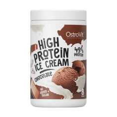 Акція на Протеїнове морозиво в порошку OstroVit High 49% Protein Ice Cream зі смаком шоколаду, 400 г від Eva