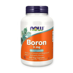 Акція на Бор NOW Foods Boron 3 мг, 250 капсул від Eva