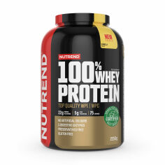 Акция на Дієтична добавка протеїн Nutrend 100% Whey Protein Ваніль, 2.25 кг от Eva