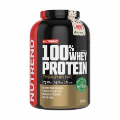 Акція на Дієтична добавка протеїн Nutrend 100% Whey Protein Печиво та крем, 2.25 кг від Eva