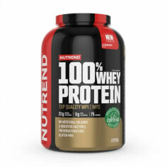 Акція на Протеїн Nutrend 100% Whey Protein зі смаком полуниці, в порошку, 2.25 кг від Eva