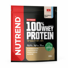 Акція на Харчова добавка протеїн Nutrend 100% Whey Protein Білий шоколад + кокос, 1 кг від Eva