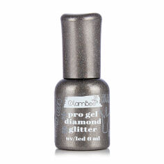 Акція на Гель-лак для нігтів GlamBee ProGel Diamond Glitter 128, 6 мл від Eva