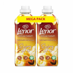 Акція на Кондиціонер для білизни Lenor Орхідея та ваніль, 74 цикли прання, 2*925 мл від Eva