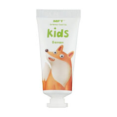 Акція на Дитяча зубна паста MFT Kids Банан, від 2 років, 25 мл від Eva