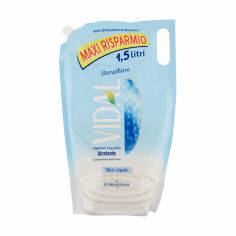 Акція на Рідке мило Vidal Liquid Soap Ніжність пудри, 1.5 л (запаска) від Eva