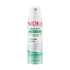 Акція на Дезодорант-спрей Nidra Deolatte Fresh 48H Spray освіжальний, з молочними протеїнами та алое, жіночий, 150 мл від Eva