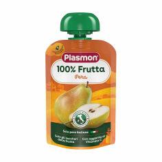 Акция на Дитяче фруктове пюре Plasmon Груша з вітаміном C, від 6 місяців, 100 г от Eva