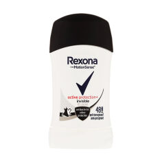Акція на Антиперспірант-стік Rexona Active Protection Invisible Невидимий на чорному та білому одязі, жіночий, 40 мл від Eva
