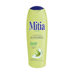 Акція на Крем-гель для душу Mitia Shower Cream Алое з молоком, 400 мл від Eva