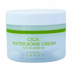 Акція на Зволожувальний крем для обличчя Jigott Cica Water Bomb Cream з екстрактом центели, 150 мл від Eva