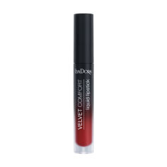 Акция на Рідка помада для губ IsaDora Velvet Comfort Liquid Lipstick, 64 Cranberry Love, 4 мл от Eva