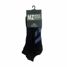 Акція на Шкарпетки чоловічі Modna Zona RT1321-119 короткі, спортивні, чорні, розмір 43-46 від Eva