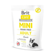 Акція на Сухий корм для дорослих собак мініатюрних порід Brit Care Mini Adult з ягням, 400 г від Eva