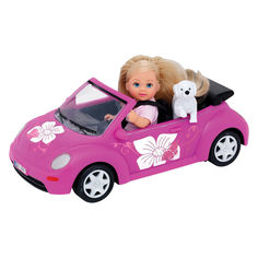 Акція на Лялька Єва на машині New Beetle Simba (5731539) від Будинок іграшок