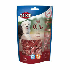 Акция на Ласощі для собак Trixie Beef Coins з яловичиною, 100 г от Eva