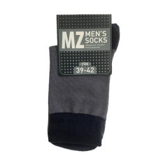 Акція на Шкарпетки чоловічі Modna Zona RT1311-121 класичні, сіро-сині, розмір 43-46 від Eva