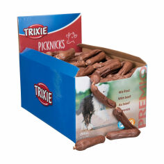 Акція на Ласощі для собак Trixie Premio Picknicks Сосиски з яловичини, 200 шт від Eva