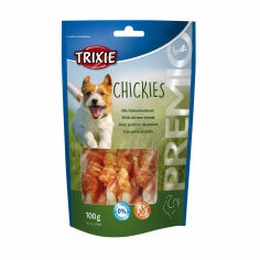 Акція на Ласощі для собак Trixie Premio Chickies з курячою грудкою, 100 г від Eva