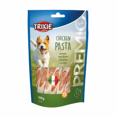 Акция на Ласощі для собак Trixie Premio Chicken Pasta паста з куркою, 100 г от Eva