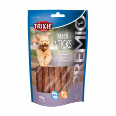 Акція на Ласощі для собак Trixie Premio Rabbit Sticks з кроликом, 100 г від Eva