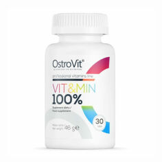 Акція на Вітамінно-мінеральний комплекс OstroVit Vit&Min 100%, 30 таблеток від Eva