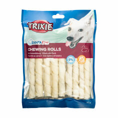 Акція на Ласощі для собак Trixie Denta Fun Chewing Rolls з качкою, 270 г від Eva