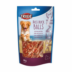 Акция на Ласощі для собак Trixie Premio Rice Duck Balls кульки з качкою та рисом, 80 г от Eva