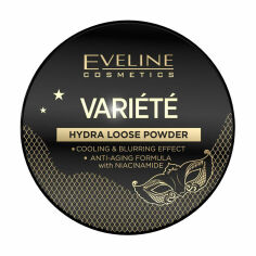 Акція на Розсипчаста охолодна пудра для обличчя Eveline Cosmetics Variete Hydra Loose Powder, 5 г від Eva