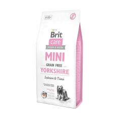 Акция на Сухий корм для йоркширських тер'єрів Brit Care Mini Yorkshire з лососем та тунцем, 7 кг от Eva