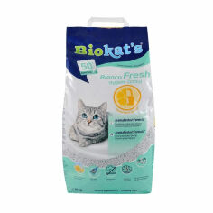 Акция на Наповнювач туалетів для кішок Biokat's Bianco Fresh бентонітовий, 10 кг от Eva