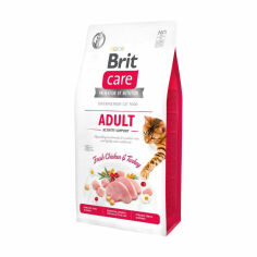 Акція на Сухий корм для дорослих кішок Brit Care Adult Activity Support зі свіжою куркою та індичкою, 7 кг від Eva