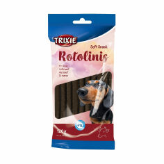 Акція на Ласощі для собак Trixie Soft Snack Rotolinis з яловичиною, 120 г від Eva