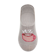 Акція на Шкарпетки жіночі Siela RT1132-144 Tea Time, сліди, сірі, розмір 39-42 від Eva