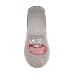 Акція на Шкарпетки жіночі Siela RT1132-144 Tea Time, сліди, сірі, розмір 36-39 від Eva