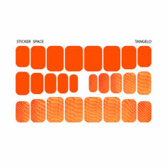 Акція на Наліпки для дизайну нігтів StickersSpace Tangelo Standart (113112) від Eva