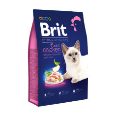 Акція на Сухий корм для кішок Brit Premium by Nature Cat Adult з куркою, 8 кг від Eva