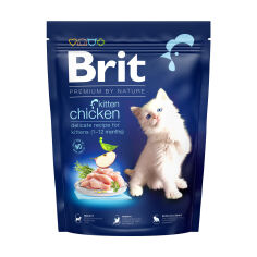 Акція на Сухий корм для кошенят Brit Premium by Nature Cat Kitten з куркою, 300 г від Eva