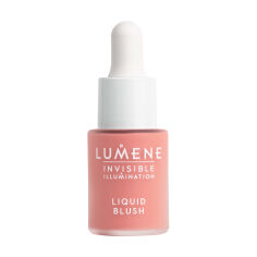 Акція на Рідкі рум'яна для обличчя Lumene Invisible Illumination Liquid Blush, Pink Blossom, 15 мл від Eva