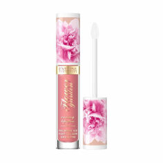 Акция на Кремовий блиск для губ Eveline Cosmetics Flower Garden Creamy Lip Gloss тон 02, 4.5 мл от Eva