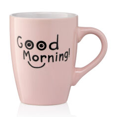 Акція на Чашка Ardesto Good Morning керамічна, рожева, 330 мл (AR3468P) від Eva